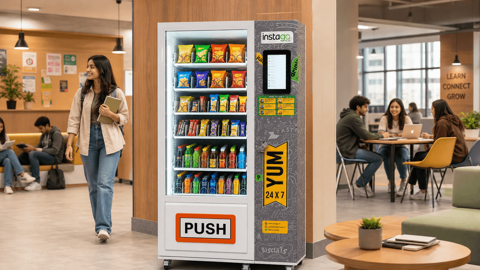 Instago machine in education campus